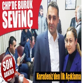 Sinop CHP’de buruk sevinç