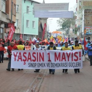 Sinop’ta 1 Mayıs kutlamaları