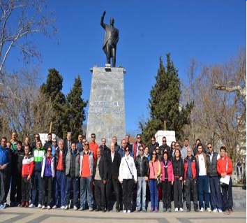 Sinop’ta beden eğitimi öğretmenlerinden protesto