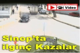 Sinop’taki kazalar MOBESE’ye takıldı