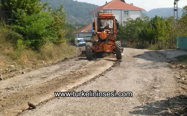 Türkeli - Ayancık karayolunda asfaltlama çalışmaları