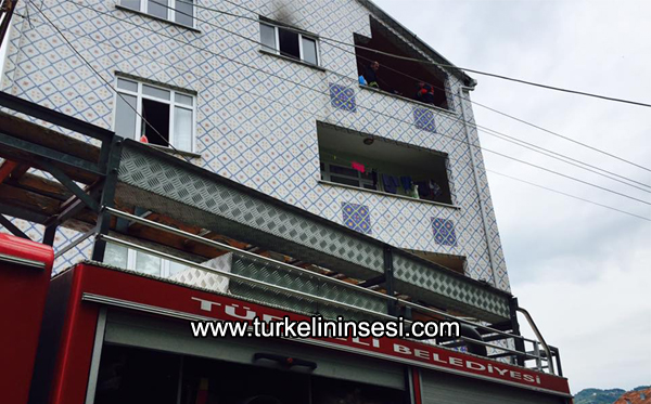 Türkeli’de ev yangını