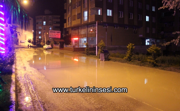 Türkeli’de sağanak yağış etkili oldu