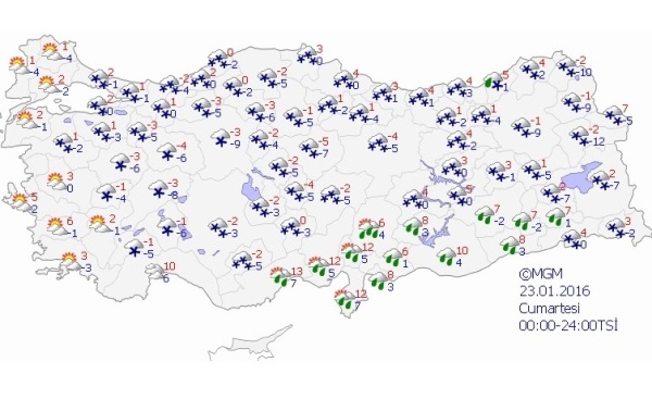 Türkeli’de yoğun kar yağışı uyarısı!