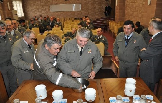 Türkeli’deki ormancılar kura çekimi yaptı