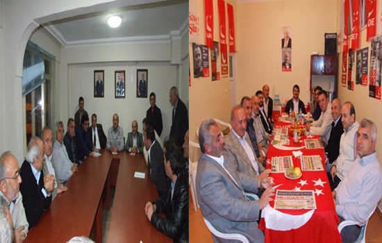 Yüksekokul Derneği partileri ziyaret etti