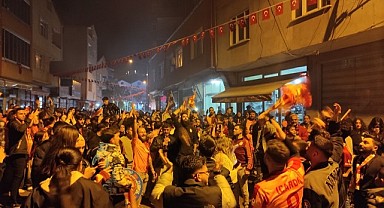 Galatasaray'ın şampiyonluğu Türkeli'de coşkuyla kutlandı